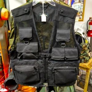 Black tactical vest